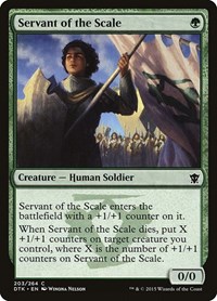 Servant of the Scale - Dragons of Tarkir - NM