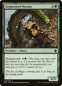 Segmented Krotiq - Dragons of Tarkir - NM