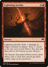 Lightning Javelin - Magic Origins - NM