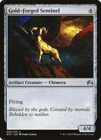 Gold-Forged Sentinel - Magic Origins - NM