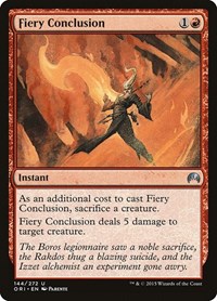 Fiery Conclusion - Magic Origins - NM