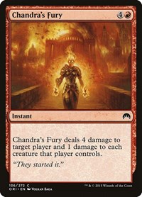 Chandra's Fury - Magic Origins - NM