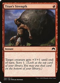 Titan's Strength - Magic Origins - NM