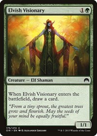 Elvish Visionary - Magic Origins - NM