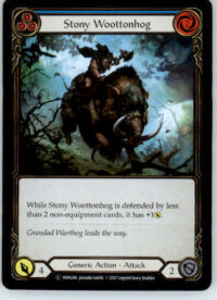 Stony Woottonhog (Blue) - Monarch - MON286 - Rainbow Foil Unl NM