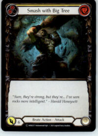 Smash with Big Tree (Yellow) - Monarch - MON227 - Rainbow Foil Unl NM