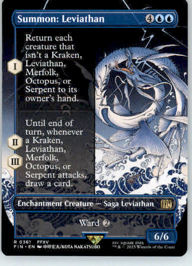 Summon: Leviathan (Borderless) - FINAL FANTASY - 361 - Normal NM