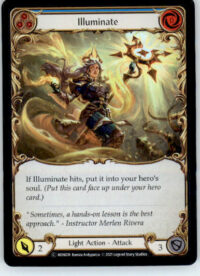 Illuminate (Blue) - Monarch - MON074 - Rainbow Foil Unl NM