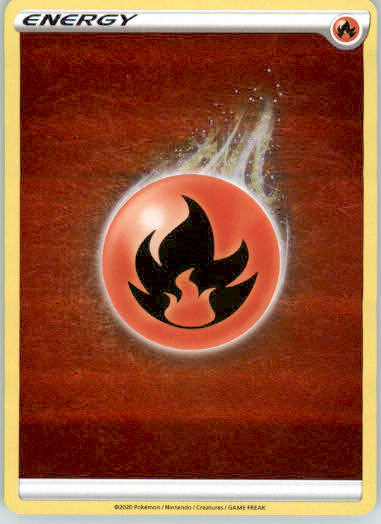 Fire Energy - SWSH01: Sword & Shield Base Set - - Reverse Holo LP