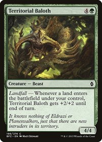 Territorial Baloth - Battle for Zendikar - NM