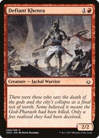 Defiant Khenra - Hour of Devastation - NM