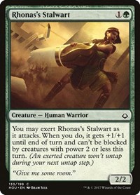 Rhonas's Stalwart - Hour of Devastation - NM