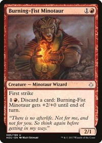 Burning-Fist Minotaur - Hour of Devastation - NM