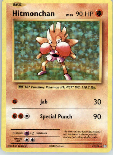 Hitmonchan - XY - Evolutions - 62/108 - Holo LP