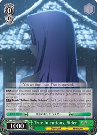 True Intentions, Rider - Fate/stay night [Heaven’s Feel] - NM