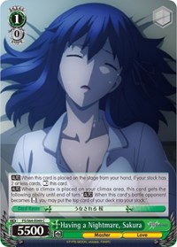 Having a Nightmare, Sakura - Fate/stay night [Heaven’s Feel] - NM