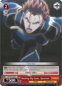 Hunting Big Game, Spearman - Goblin Slayer - NM