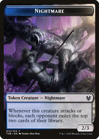 Nightmare Token - Theros: Beyond Death - NM