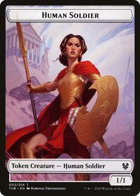Human Soldier Token - Theros: Beyond Death - NM