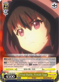 Final Battle, Female Sage - Goblin Slayer - NM
