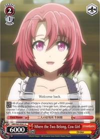 Where the Two Belong, Cow Girl - Goblin Slayer - NM