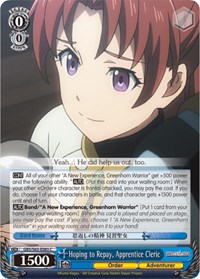 Hoping to Repay, Apprentice Cleric - Goblin Slayer - NM