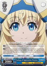 Feelings of Appreciation, Priestess - Goblin Slayer - NM