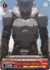 Quiet Consideration, Goblin Slayer - Goblin Slayer - NM