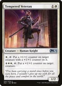 Tempered Veteran - Core Set 2021 - NM