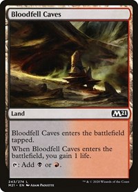 Bloodfell Caves - Core Set 2021 - NM