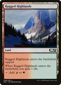 Rugged Highlands - Core Set 2021 - NM