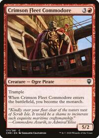 Crimson Fleet Commodore - Commander Legends - NM
