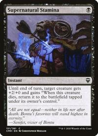 Supernatural Stamina - Commander Legends - NM