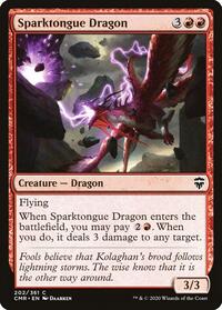 Sparktongue Dragon - Commander Legends - NM