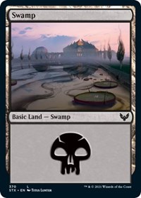 Swamp (370) - Strixhaven: School of Mages - NM
