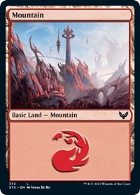 Mountain (372) - Strixhaven: School of Mages - NM