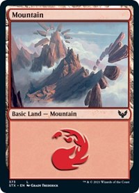 Mountain (373) - Strixhaven: School of Mages - NM