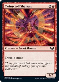 Twinscroll Shaman - Strixhaven: School of Mages - NM