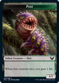 Pest Token - Strixhaven: School of Mages - NM