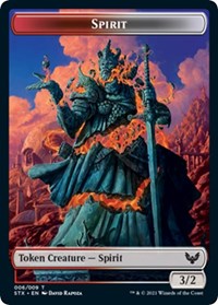 Spirit Token - Strixhaven: School of Mages - NM