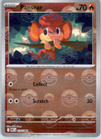 Pansear - Poke Ball Pattern - SV: White Flare - 014/086 - Holo NM