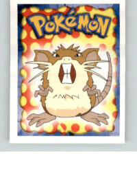 Raticate - 1999 Merlin Pokemon Stickers - #20 - Non_sport
