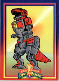Tyrannosaurus Dinozord - 1994 Collect-A-Card Mighty Morphin Power Rangers - #62