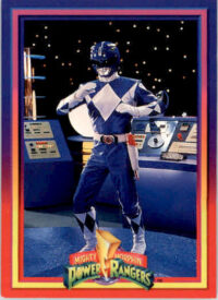 The Blue Ranger - 1994 Collect-A-Card Mighty Morphin Power Rangers - #34