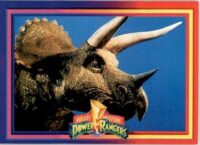 Triceratops Dinosaur - 1994 Collect-A-Card Mighty Morphin Power Rangers - #11