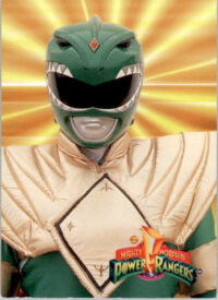 The Green Ranger - 1995 Collect-A-Card Power Rangers The New Season Hobby - #64