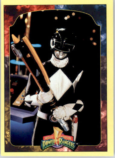 The Black Ranger - 1994 Collect-A-Card Mighty Morphin Power Rangers - #119