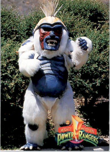 Kongador - 1995 Collect-A-Card Power Rangers The New Season Hobby - #3