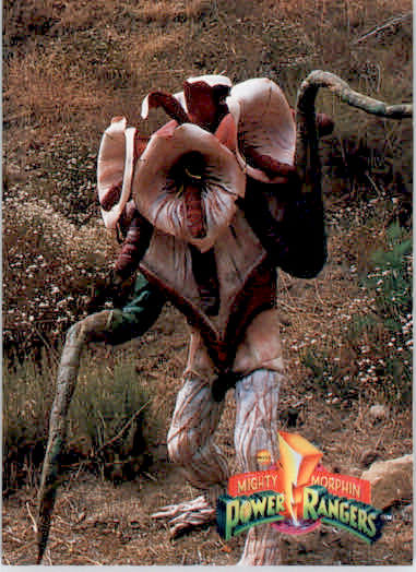 Bloom Of Doom - 1995 Collect-A-Card Power Rangers The New Season Hobby - #23
