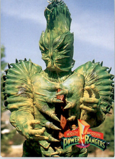 The Invenusable Fly Trap 1995 Collect-A-Card Power Rangers New Season Hobby #47